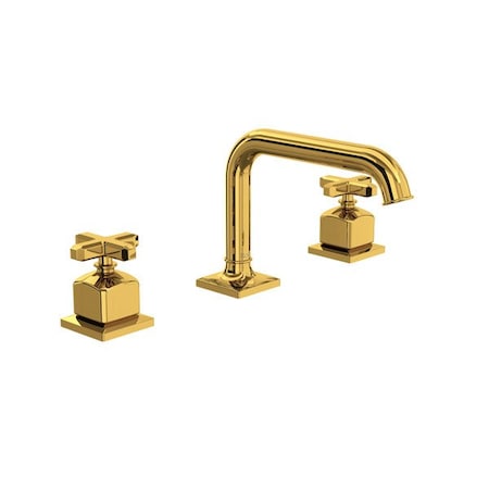 Apothecary Widespread Lavatory Faucet With U-Spout